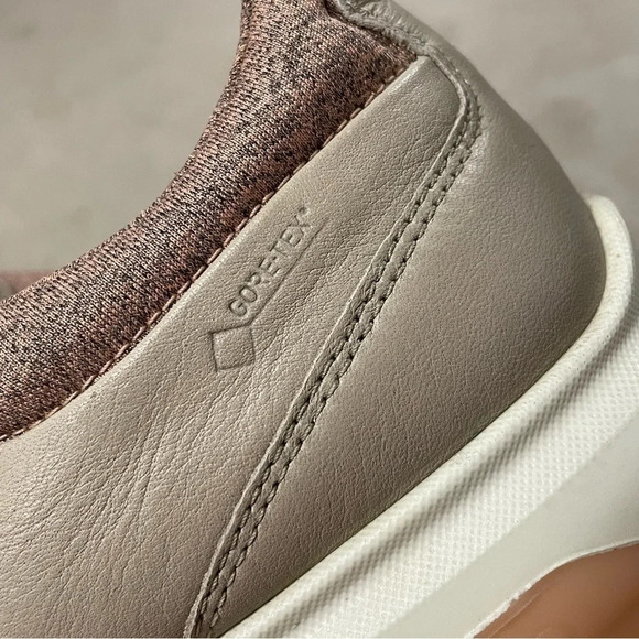 ECCO BIOM Hybrid 3 GTX Golf Shoes Yak Leather Oyster-Muted Clay Waterproof W 10 - Picture 10 of 15